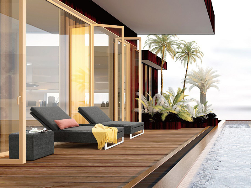 Salon en textilène YQ-CB-2734