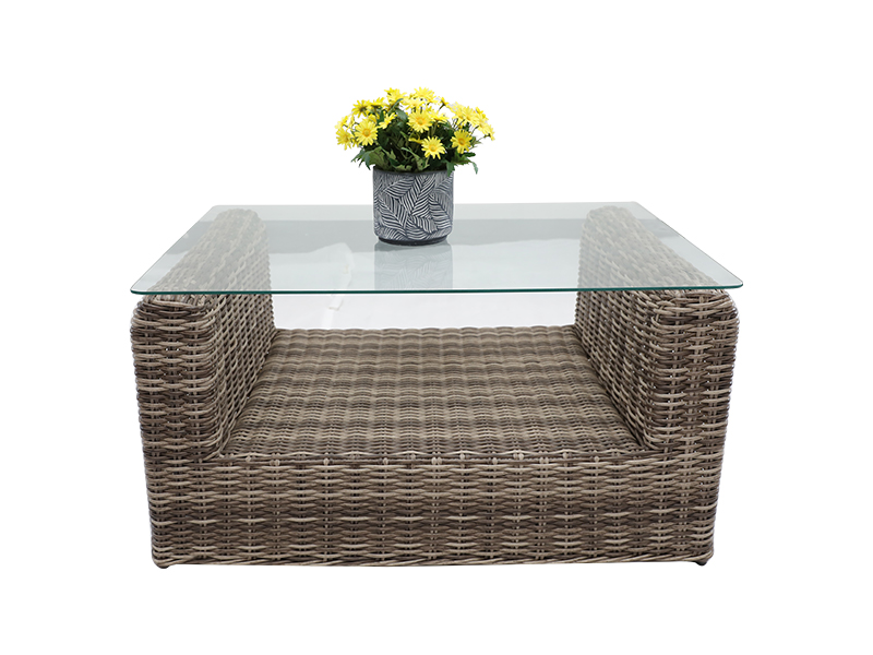 Ensemble de canapés en rotin, ensemble de canapés en aluminium 4 pièces YQR-418-2