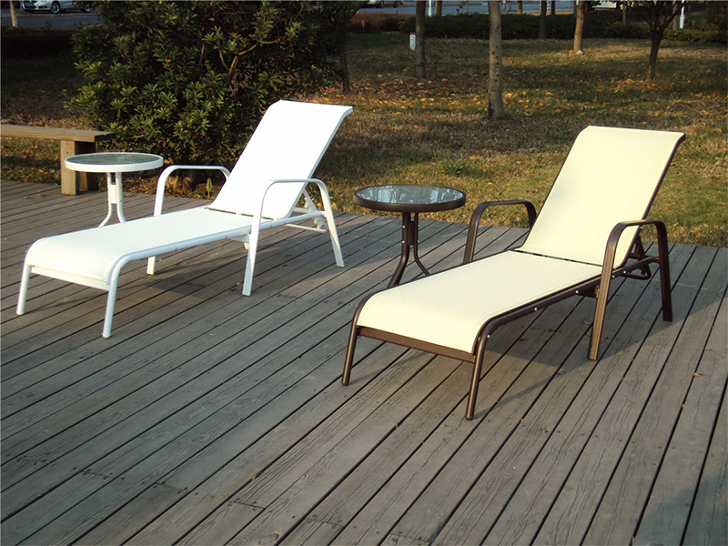 salon réglable à l'arrière, chaise longue d'hôtel, salon de piscine d'hôtel YQ-TB-417B