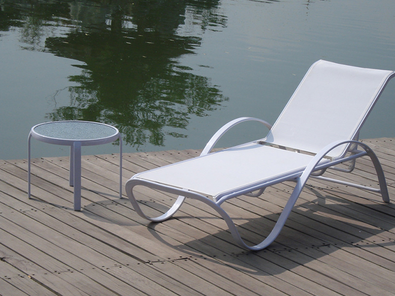 chaise longue de piscine, chaise longue, lit de repos extérieur YQ-TN-431