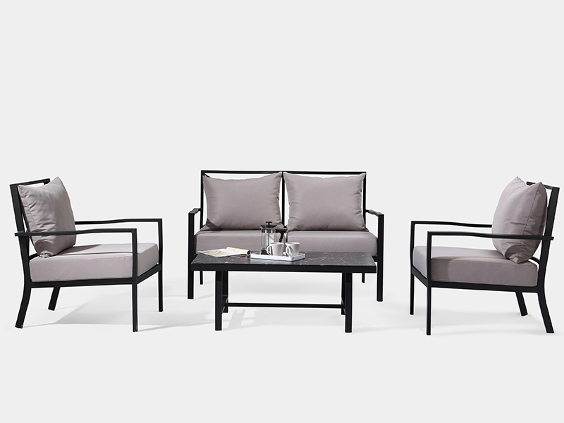 canapé de jardin moderne, article de patio 4 pièces YQA-1012