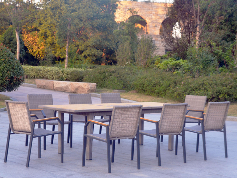 Ensemble de salle à manger en rotin YQR-482